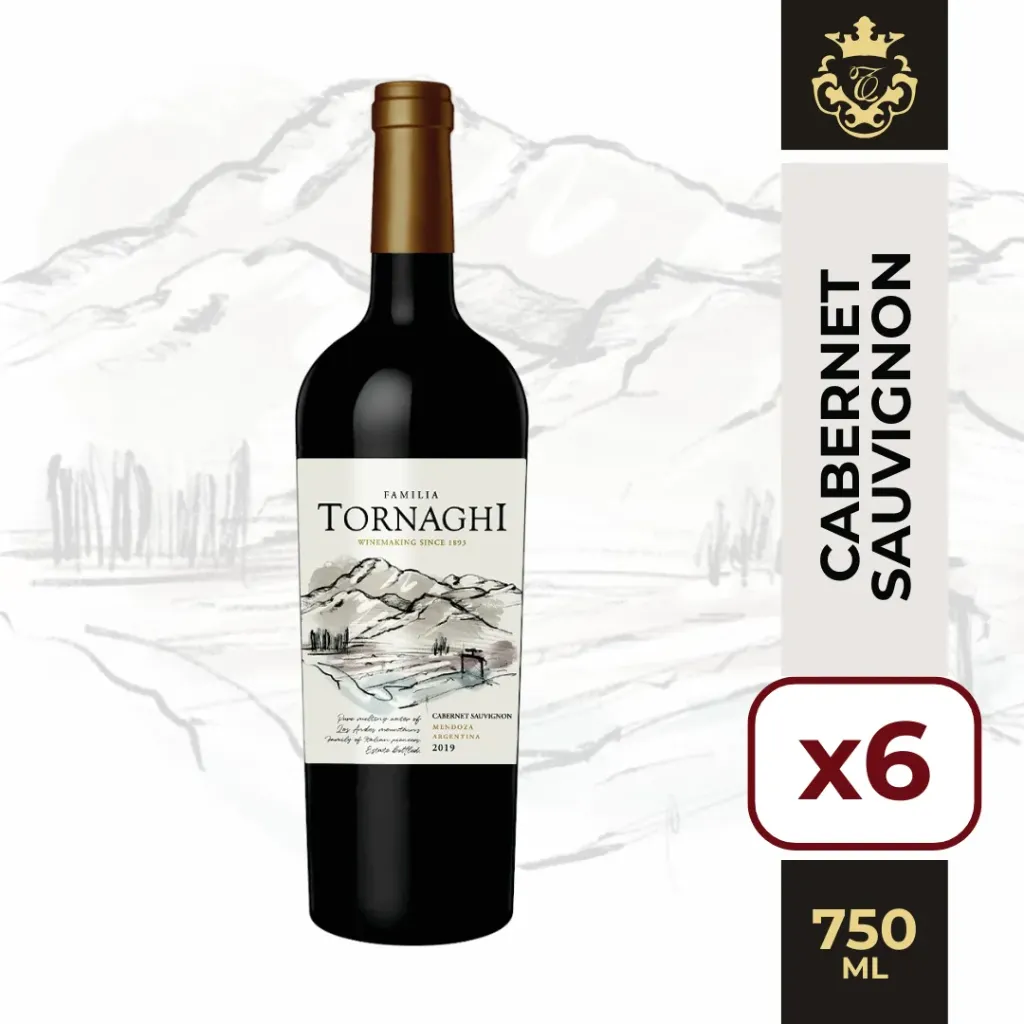 Familia Tornaghi Cabernet Sauvignon 6 x 750 cc